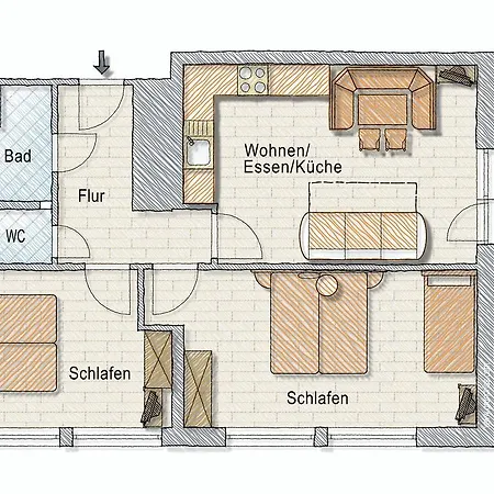 Apartamento Gastehaus Bergwelt